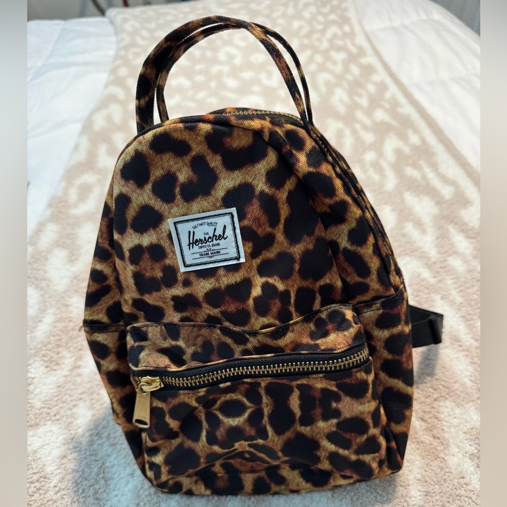 Herschel Mini Nova Backpack - Leopard Print